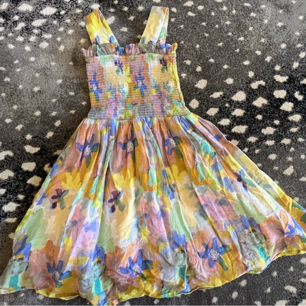 STELLA MCCARTNEY Girl’s Watercolor Dress | 5